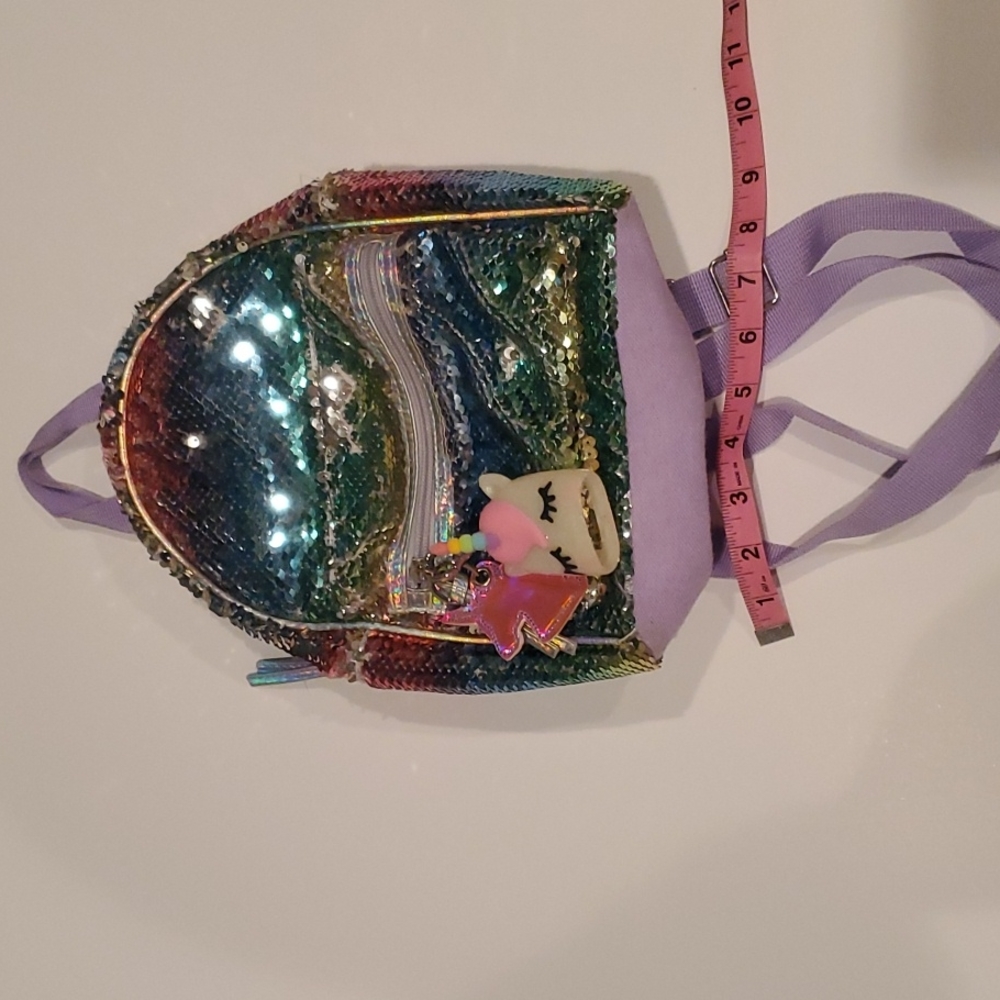 Mini sequin backpack - Picture 4 of 4